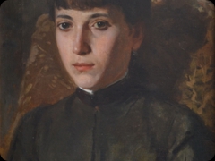 Olio su tela
Anonimo ottocentesco
A metà tra Italia e Francia, nel punto esatto 
in cui confluiscono Degas e i pittori della macchia

