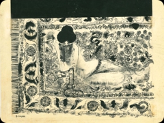 China su carta
Guido Crepax 
L’odalisca misteriosa mostra una collana nella mano aperta: 
diviene così uno degli innumerevoli sogni esotici del suo autore
