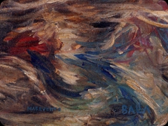 Olio su tela
Giacomo Balla 
Tra mare e vento, le onde si infrangono
nel colore e nella luce, diventando movimento

